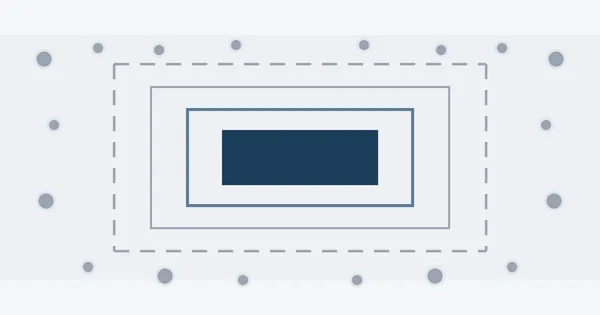 処罰される行為の範囲を内側の枠として示し、その外側に処罰されない行為が広がることを表した抽象的な概念図